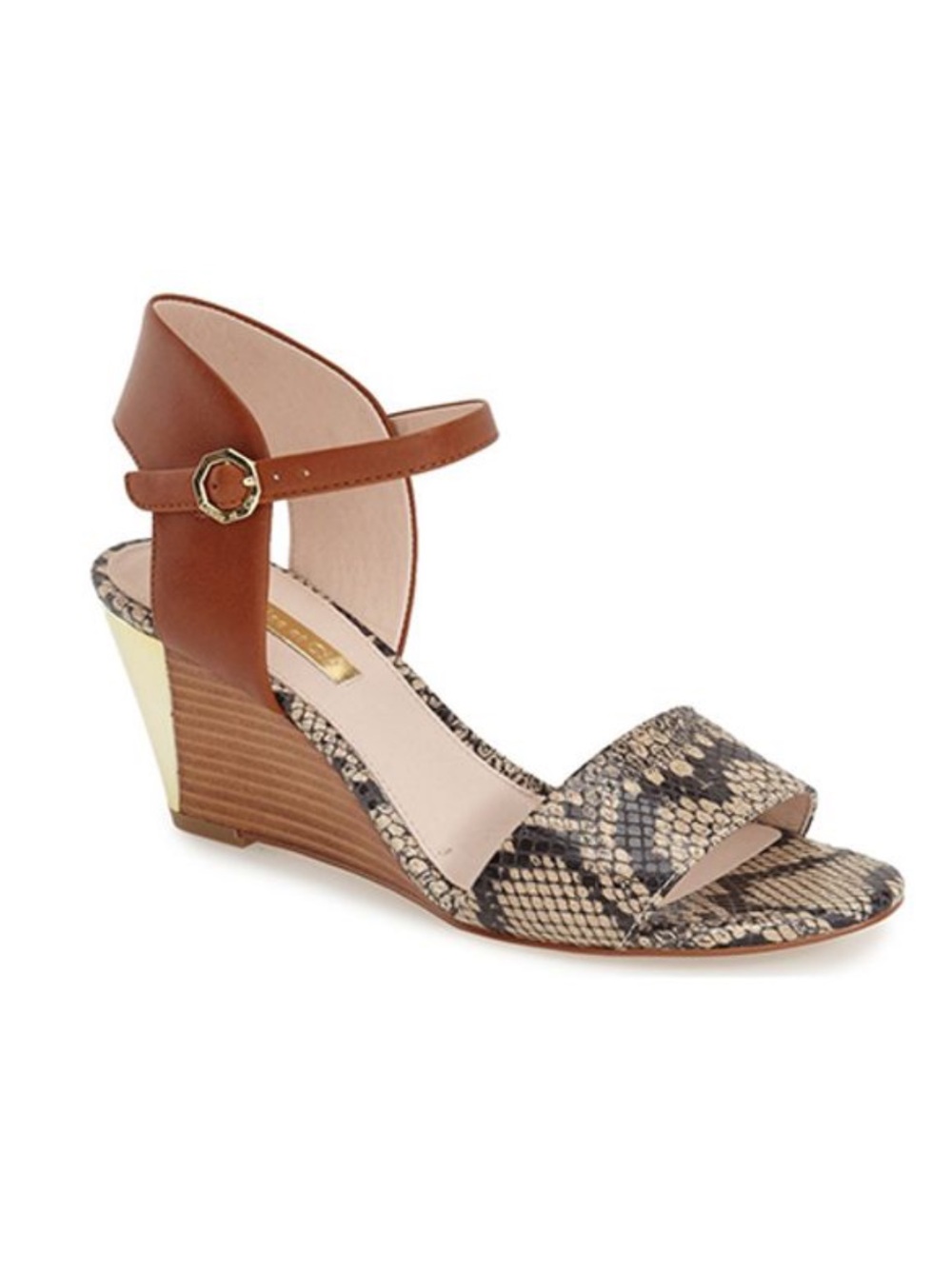 Louise et Cie Kami Wedge Sandals snake skin